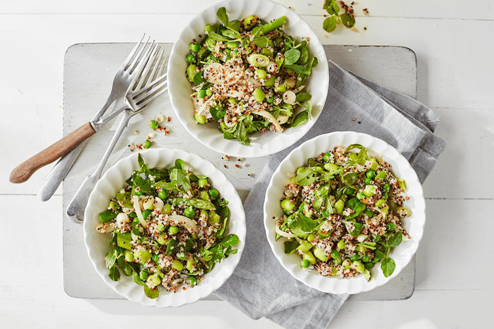 Quinoa Salad with Green Vegetables Recipe